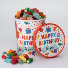 Candy bucket - Happy birthday 24* Candy bucket - Happy birthday