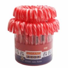 1055K 26 Candy Canes Wandelstokjes Rood/Wit 13 cm 12 g – 72 Stuks