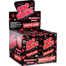 120049K 26. Pop Rocks Strawberry 7 g – 50 Stuks