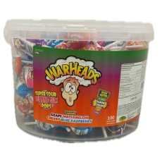 13775  26 Warheads Super Sour Bubblegum Pop – 100 Stuks