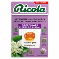 22137 26. Ricola Elderflowers Suikervrij 20 x 50 g