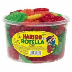 24775 26 Haribo Silo Rotella Fruit – 1,35 kg – 150 Stuks