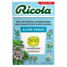 27009 26. Ricola Alpin Fresh Suikervrij 20 x 50 g