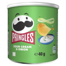 31303 26 Pringles Sour Cream & Onion 40 g – 12 Stuks