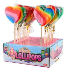 31540 26* Lolly Heart Rainbow 45 gr.