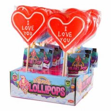 Felko Lolly Heart I Love You 80 g – 17 Stuks