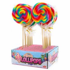 31550 26 Felko Lolly Spiral Rainbow Maxi 100 g – 16 Stuks