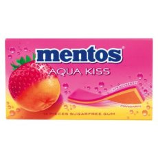 32391 26. Mentos Gum Aqua Kiss Strawberry-Mandarin (SV) – 20 Stuks