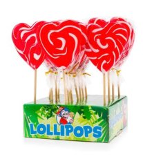 Heart Spiral Red-White 80 gr