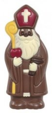 34152 25. De Schutter Lachende Sint Rood-Geel 50g 12cm