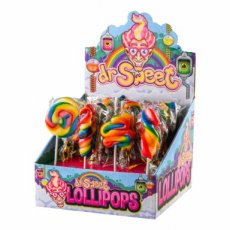 35836 26 Felko Mini Lollipops Assorti Rainbow 17 g – 24 Stuks