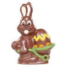 36483 26 De Schutter Haas met Kruiwagen Melk Deco – 21 cm – 6 x 200 g