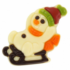 Chocola Amore Sneeuwman op Slee Wit Deco – 15 g – 2,16 kg