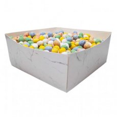 De Bock Mini Eitjes Melkchocolade in mand 2,50 kg