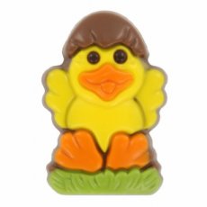 37778 26 Chocola Amore Kuiken in Gras Melk Deco – 15 g – 144 Stuks – 2,16 kg