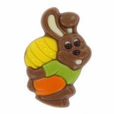 37784 26 Chocola Amore Haas met Ei op Rug Melk – 15 g – 144 Stuks – 2,16 kg