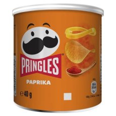 39695 26 Pringles Hot Sweet Paprika 40 g – 12 Stuks