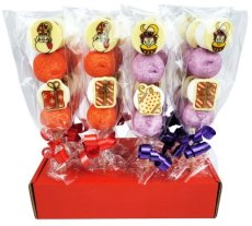 43128 25. Savat Mallow Sint & Piet met Chocolade Deco 35g