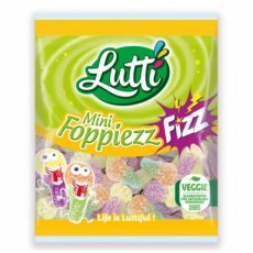 43354 26 Lutti Mini Foppies Veggie – 80 g – 12 Stuks