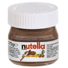 44165 26. Nutella Miniglas 25 g – 64 Stuks