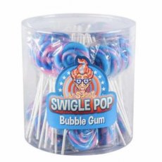 44258  26. Swigle Pop Mini Bubblegum 12 g (Ø 4,5 cm) – 50 Stuks