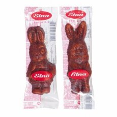 50281 26 Etna Gechocolateerde Guimauve Paaskonijn – 8 cm – 100 Stuks (Cello)