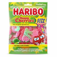 Haribo Zakje Happy Cherries FIZZ – 70 g – 28 Stuks