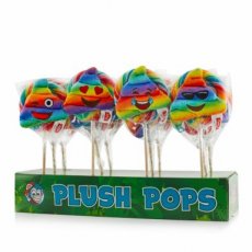 51606 26. Felko Plush Pops Rainbow Poo’s 110 g – 12 Stuks!