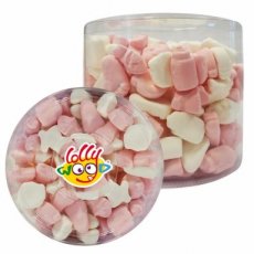 51803 26 Lollywood Foam Baby Mix Roze/Wit – 800 g