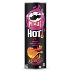 52178 26 Pringles Hot BBQ Ribs 160 g – 6 Stuks