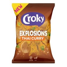Croky Explosions Thai Curry 40 g – 20 Stuks