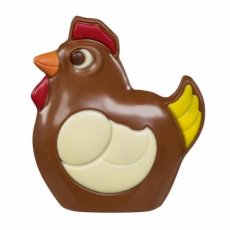 52859 26 Matthé Hen Melkchocolade Deco – Cello – 110 g – 4 Stuks – 12 cm