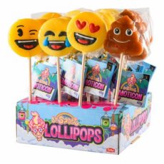 53237 26 Felko Emoticon Pops 40 g – 24 Stuks