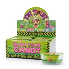 53243 26 Dr. Sour Blow Your Candy 40 g – 12 Stuks