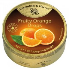 Cavendish & Harvey Fruit Orange Drops 200g