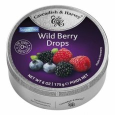 Cavendish & Harvey Wild Berry Drops Suikervrij 9 x 175 g