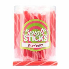 53589 26 Swigle Sticks Strawberry 10 g (10 cm) – 50 Stuks
