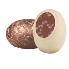 53615 26 Gudrun Chocolade Eitjes Wit Crispy Hazelnoot – Alu Tubo – 2 kg