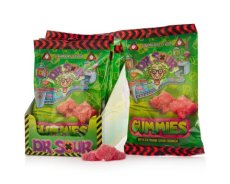 53818A 25 Dr. Sour Gummies Strawberry 200 g