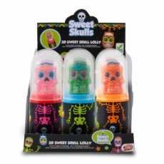 Bip Zoete 3D Schedel Lolly’s – 12 stuks
