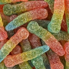 54144 26 Haribo Rainbow Worms Sour – 1 kg