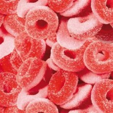 54172 26 Trolli Red Fruit Rings – 1 kg