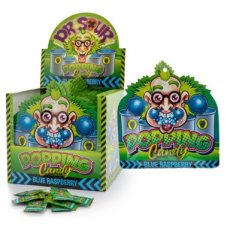 54176 26 Dr. Sour Popping Candy Blue Raspberry 15 g – 20 Stuks