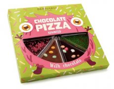54328 Per Stuk 24* Bernard Chocolate Pizza Assorted 105g