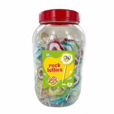 54334 26 Lollywood Rock Lollies – Tubo – 11,5 g – 100 stuks