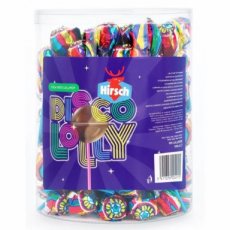 54664 26 Hirsch Disco Lollies Tubo 12 g – 100 Stuks