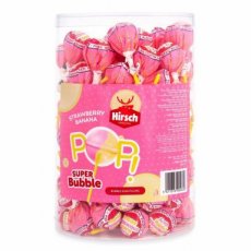 54670  26 Hirsch Super Bubble Strawberry Banana – Tubo – 100 x 17 g
