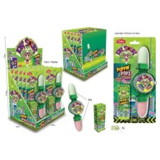 Dr. Sour Blister Poppin' Pops 35 g – 10 Stuks