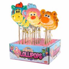 54786 26 Felko Sweet Animals Lollipops Mix 45 g – 24 Stuks