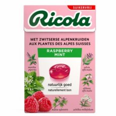 54917 26 Ricola Raspberry Mint SV 50 g – 20 Stuks